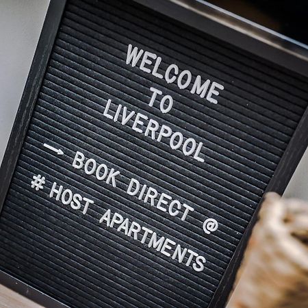 Host Apartments - Contemporary 3 Bed Apt With Balcony - Perfect For Long Stays Liverpool Luaran gambar